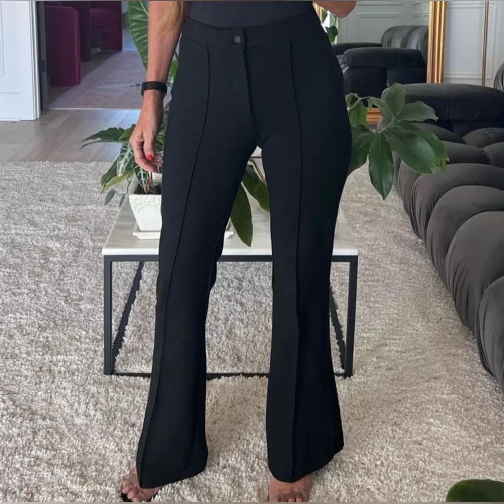 NWT Gap High Rise Ponte Split Flare Pants